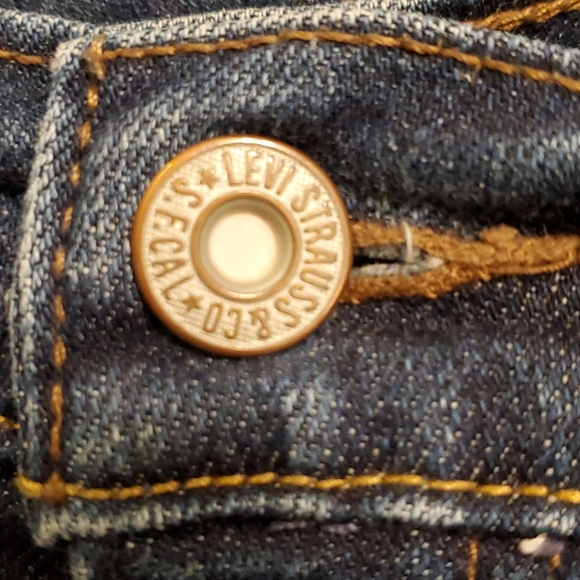 Womens Levi 505 Blue Jean 8L Straight Leg - Picture 9 of 9